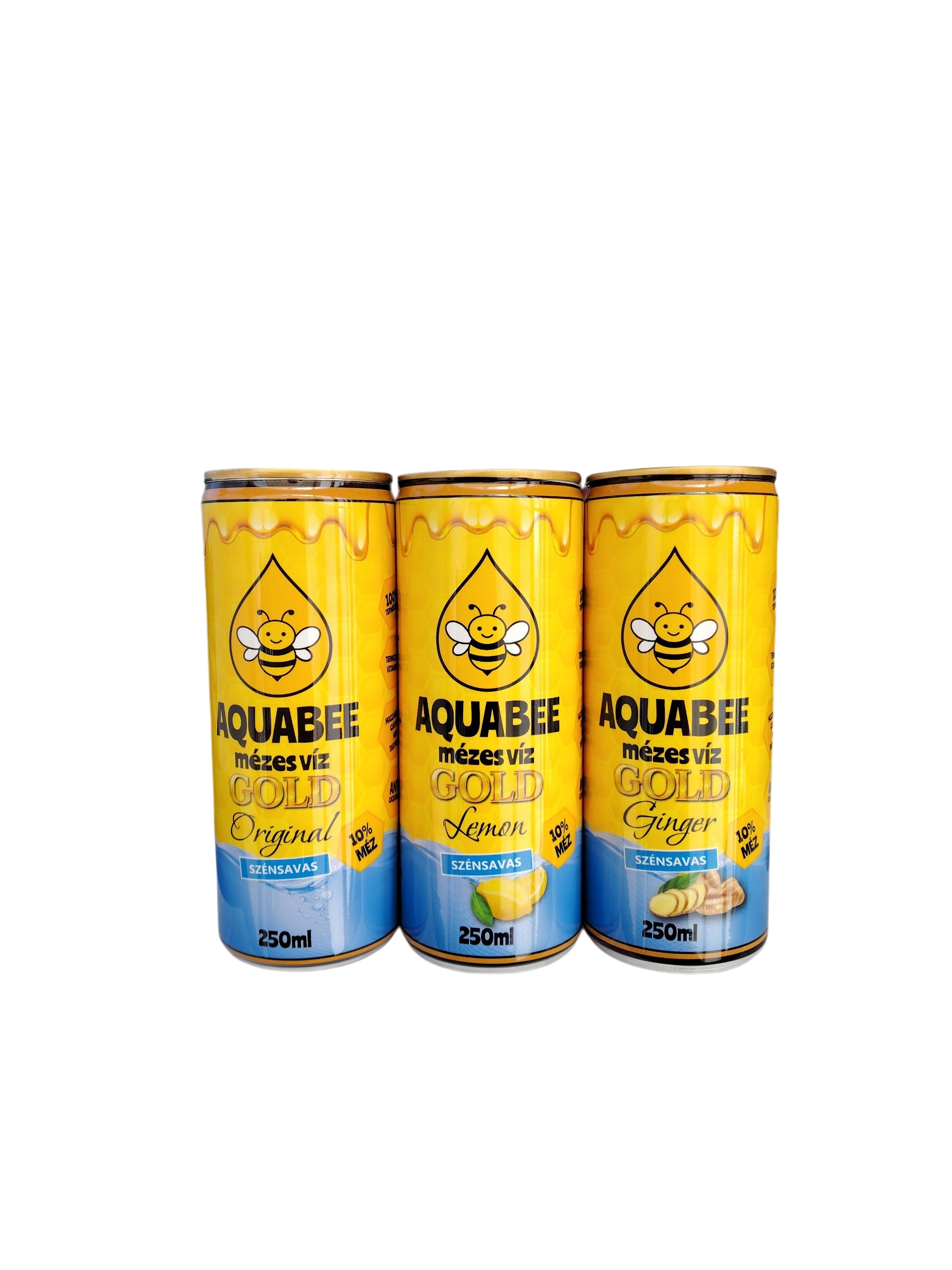 AquaBee GOLD Mézes Víz Kostoló csomag – Szabadon választható ízek (6 db)