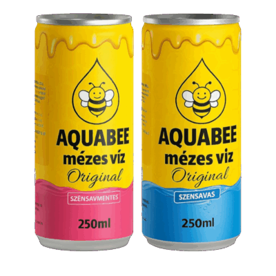 AquaBee Classic Mézes Víz 6 db– Szénsavas és Mentes  Kostoló csomag