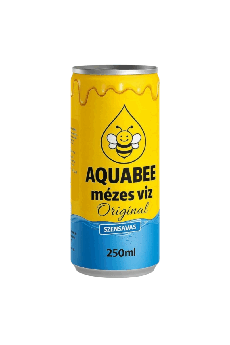 AquaBee Classic Mézes Víz – Szénsavas